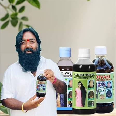Adivasi Hakki Pikki Herbal Hair Oil
